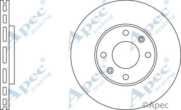 APEC BRAKING Тормозной диск DSK2136